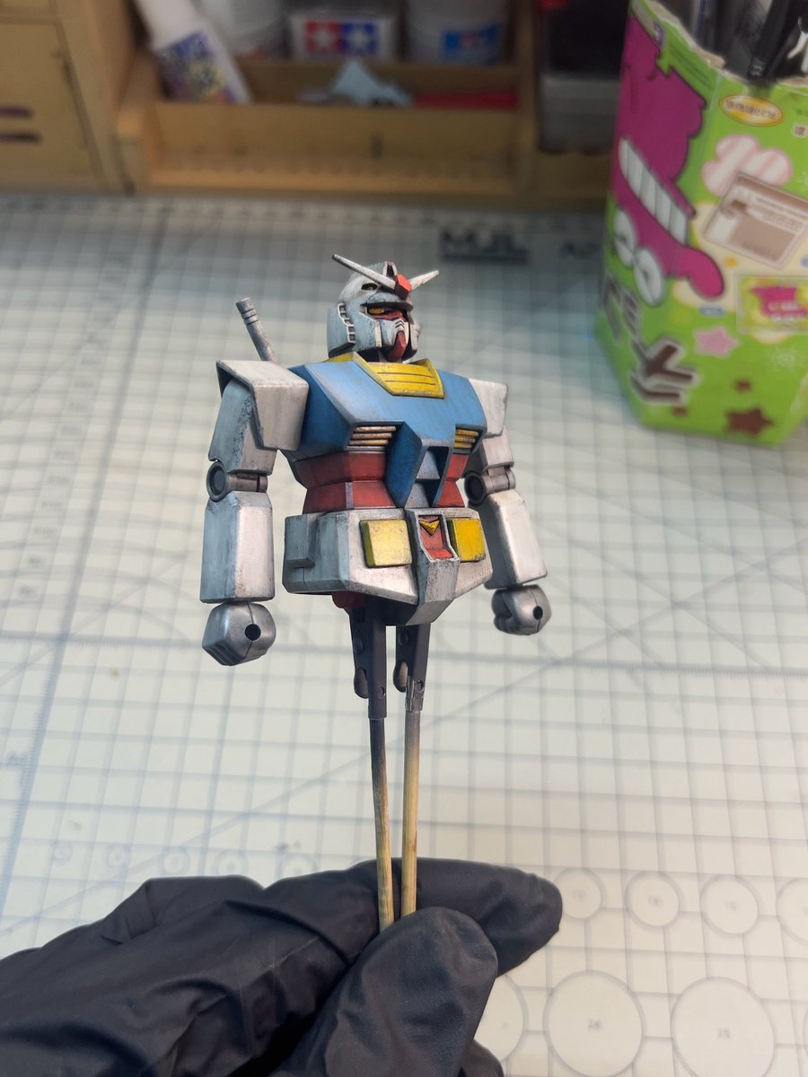 HCamren17841's tweet photo. 元祖ガンダムを筆塗りで再現しました。
これが一番好きなガンダムです。

#ガンプラ
#ガンダム
#元祖ガンダム
#筆塗り
#ガンプラ制作
#模型
#高达模型 https://t.co/G9YLSlqQdb