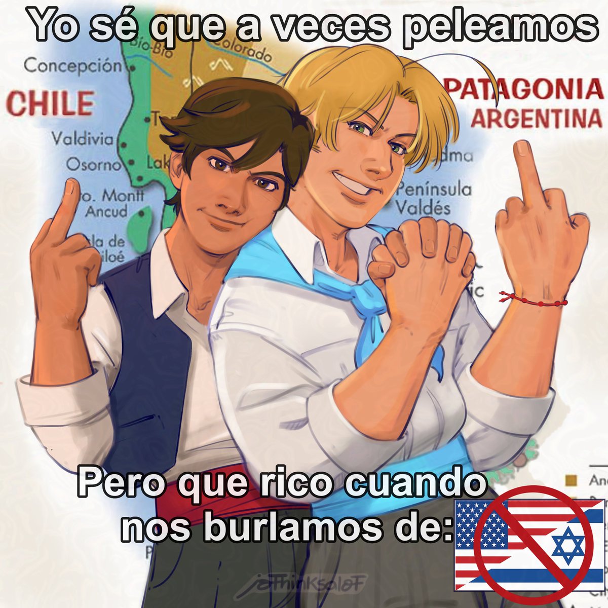 jothinksalot's tweet photo. 🇦🇷🤝🇨🇱
#latinhetalia #argchi #lhargentina #lhchile #Hetalia #Patagonia https://t.co/4mA2L8fitx