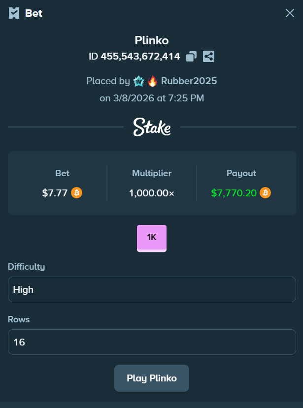 🙏After a wild degen loss of a stream🥲I did something that absolutely juiced!🧃  All i gotta say is PLINKO IS HIM ! n WE BACKKK 
#stake #rewards #plinko #777 

Dont forget to be under code "rubberducky" on stake if playing to get the most back for your play ! 
👀Comment "Me" if
