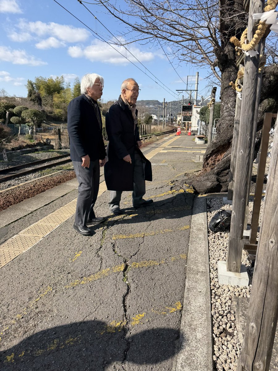 駅長たま tweet media