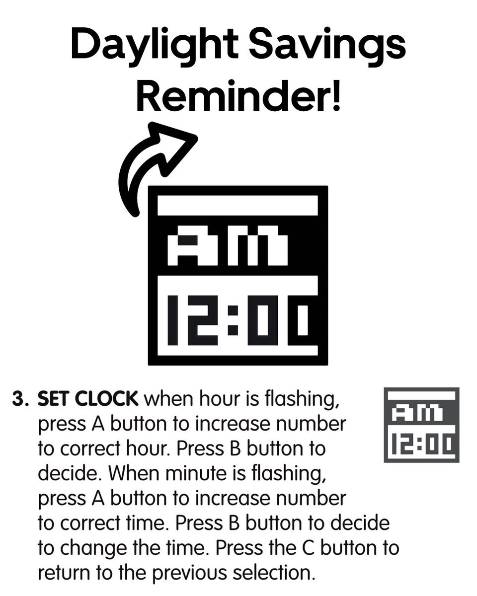 TamaPalace's tweet image. don’t forget to set your Tamagotchi’s clock forward one hour for daylight savings today! ⏰

#tamapalace #tamagotchi #tmgc #tamatag #virtualpet #bandai #daylightsaving