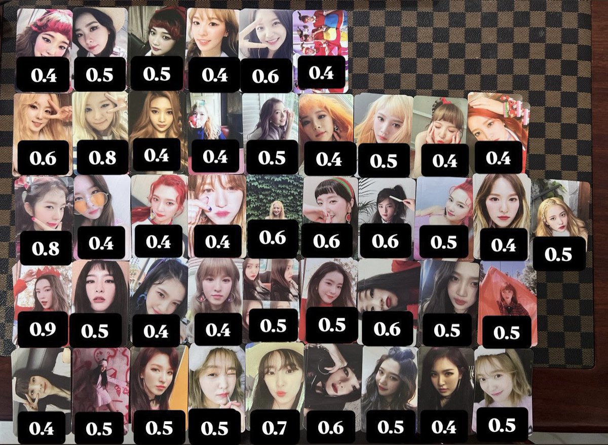 PeachyCardeu2t's tweet photo. 레드벨벳 포카 양도 ❤️ buy 5.0+ → 10% off ✨ 배송비 0.2 🚛 DM 주세요 💌
irene seulgi wendy joy yeri 아이린 슬기 웬디 조이 예리 
전시회 포토북 생일 SMCU 미공포  시그  폴라
pc poca photocard wts sell bulk
#redvelvet #photocard #kpoppc https://t.co/AJIQps1NZN