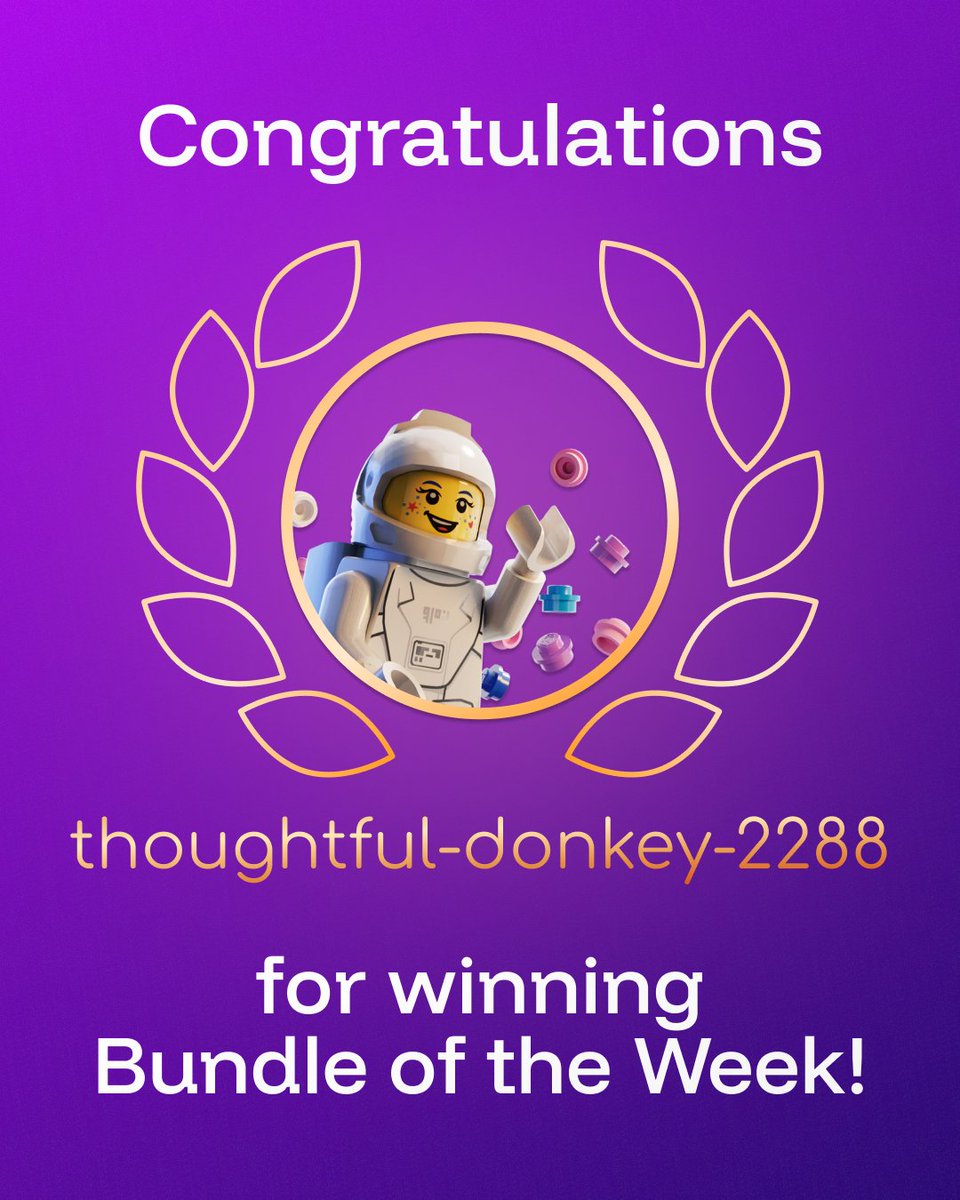 emagineerworld's tweet photo. It's #emagineer #BOTW winner announcement 📢 

Games &amp; interactive play were options last week, but it was building iconic fantasy &amp; historical sets that won🚀with Builder thoughtful-donkey-2288 taking home the prize😮 

🔥New #LEGO #giveaway draw is now live! https://t.co/I5dJccr2mZ