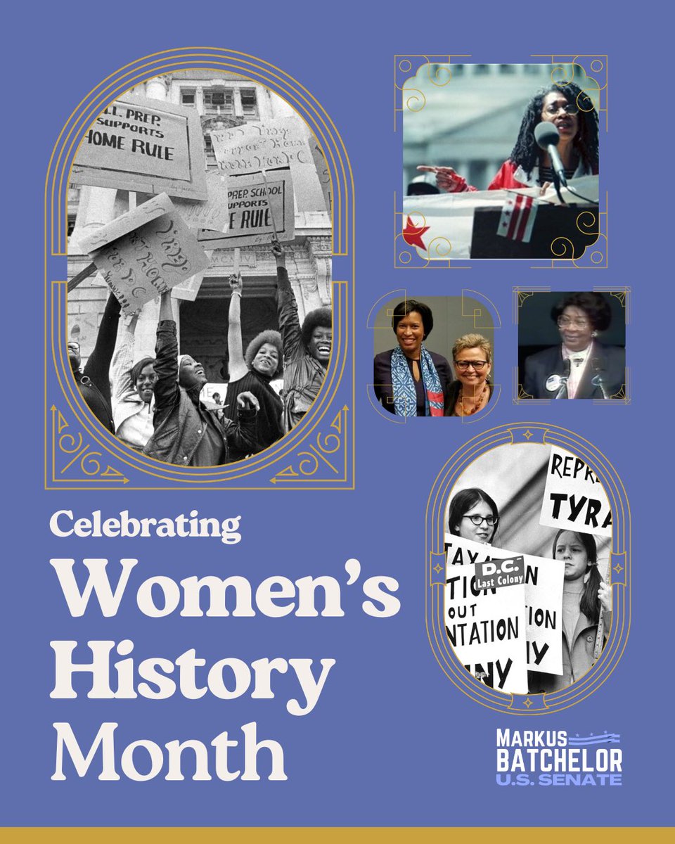 BatchelorforDC's tweet photo. So many DC women have led this long walk for equality and freedom — for our city and the nation. They continue to in so many important places and spaces.

DC women of every race and expression make history every day of the year. And the best is yet to come. #WomensHistoryMonth https://t.co/gFyhWhW78W