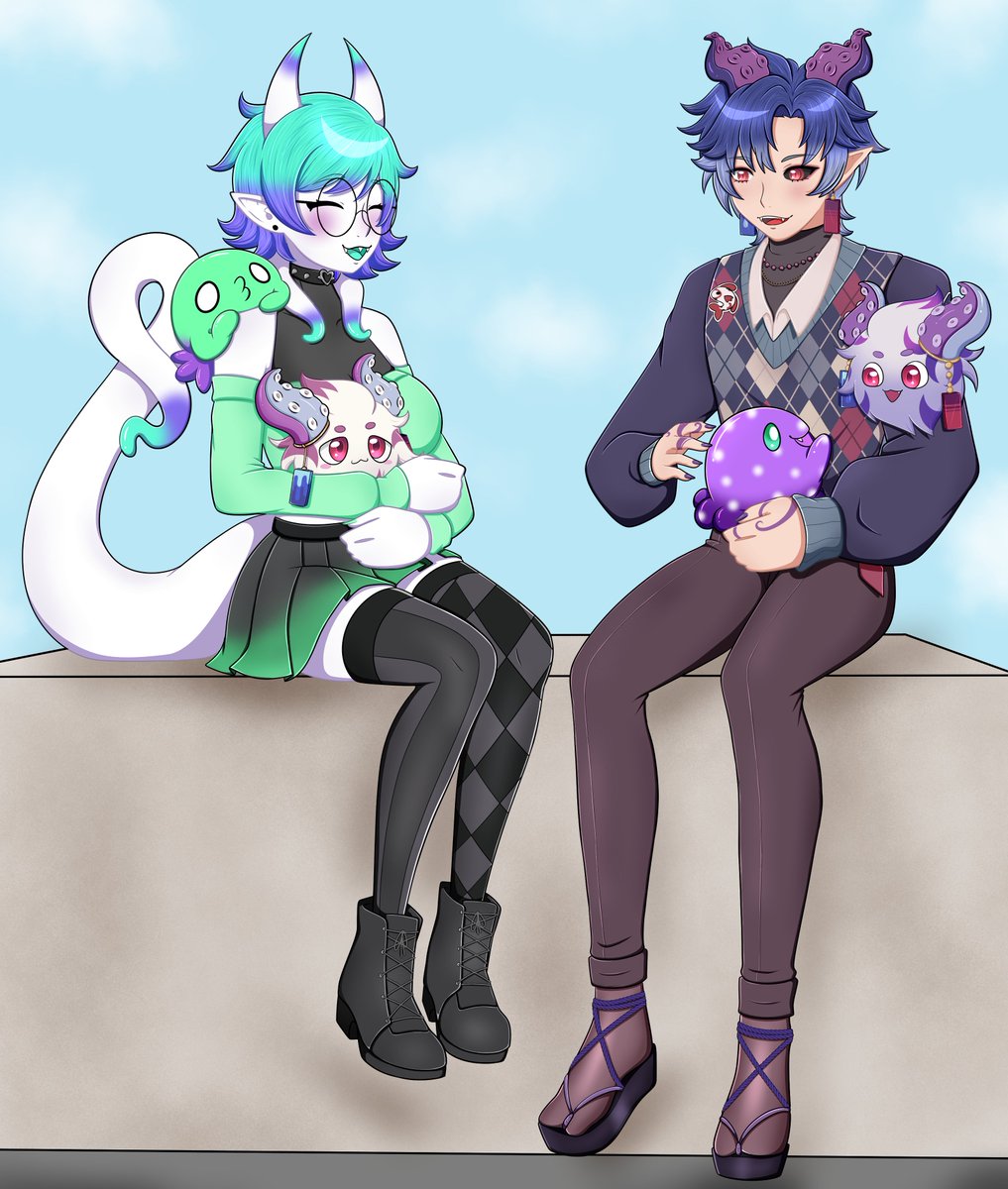 🪼💚DomeniChu💚🪼Alien Jellyfish Vtuber 🔪🐙 tweet media