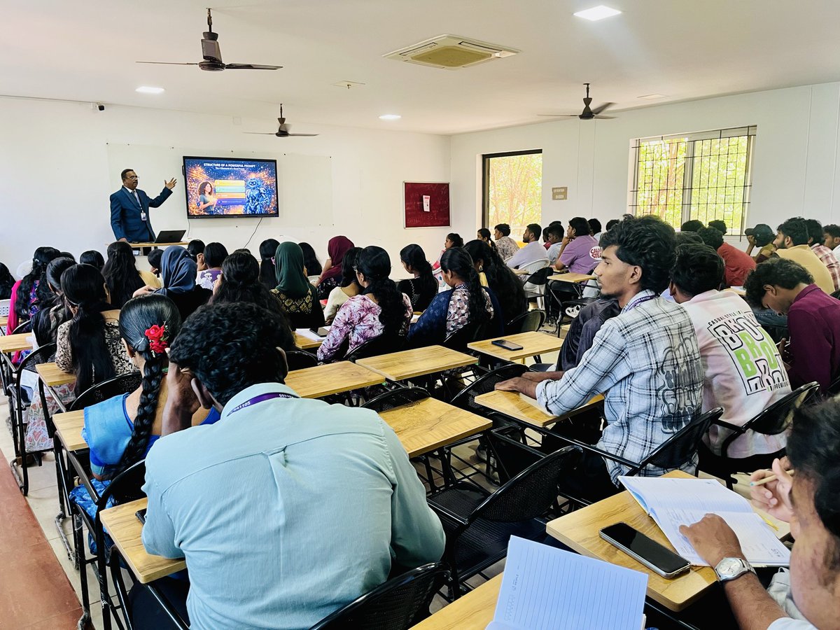 StudyWorldGI's tweet photo. Future Ready with AI

Study World College of Arts and Science successfully conducted an insightful seminar on “Future Ready with AI” by Mr. I. Arputha Sahayaraj, Head of IT Department, Study World College of Engineering. https://t.co/x2PugYPRVF