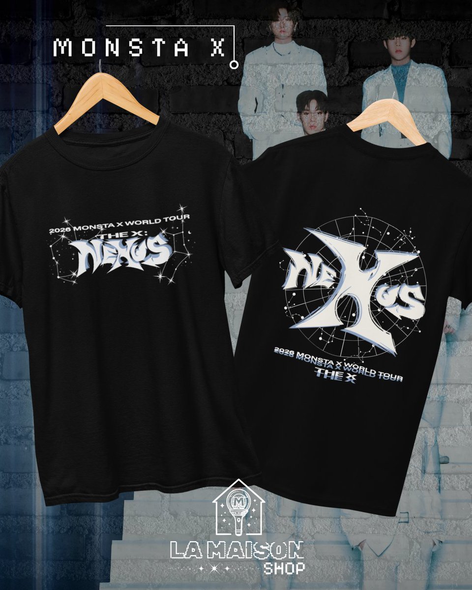 llamaisonshop's tweet photo. Monbebe, pode avisar: a camiseta do MONSTA X já chegou por aqui e tá simplesmente absurda. 

Ja conseguiram seus ingressos pro show? Então corre e ja garante o look também. 🎧🔥

#monstax #MONSTAX_THEX_NEXUS
#monstaxnobrasil #monstaxbrasil 
https://t.co/ZSJot2NBJg https://t.co/xk1zi6gSEJ
