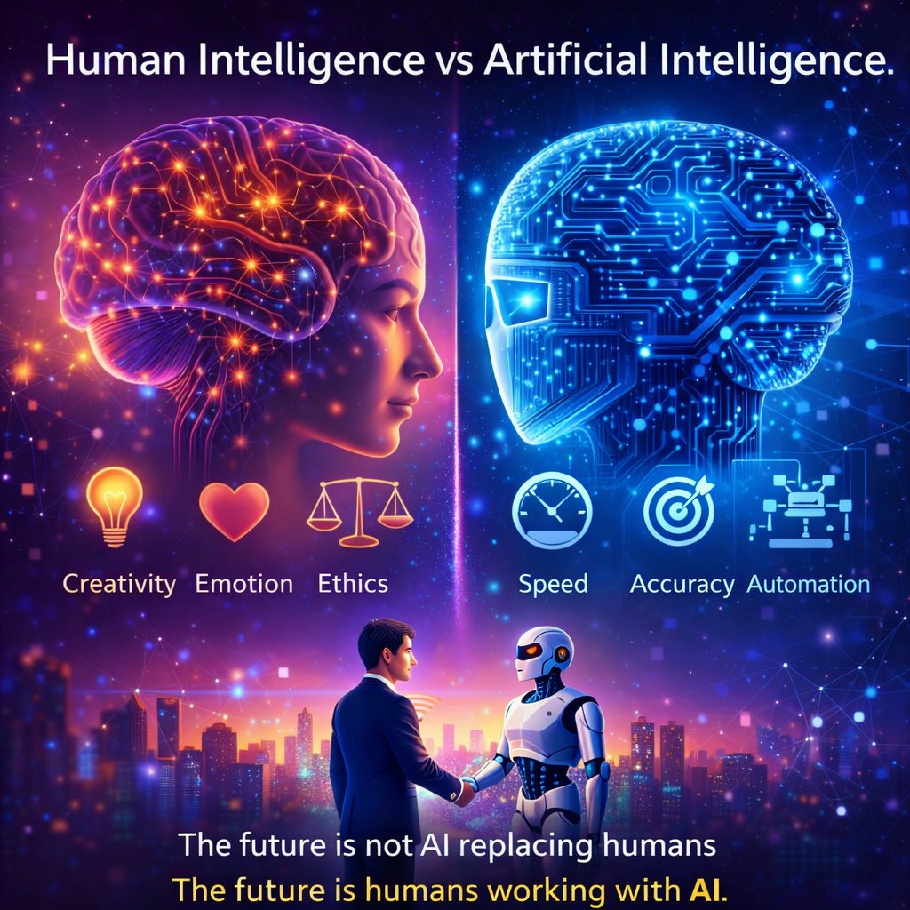 The future is not AI replacing humans.  The future is humans working with AI.  What do you think?