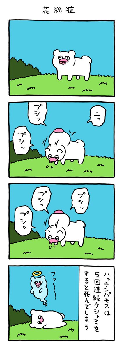 絶滅寸前の動物ハッチンパモス「花粉症」 qrais.blog.jp/archives/34125…