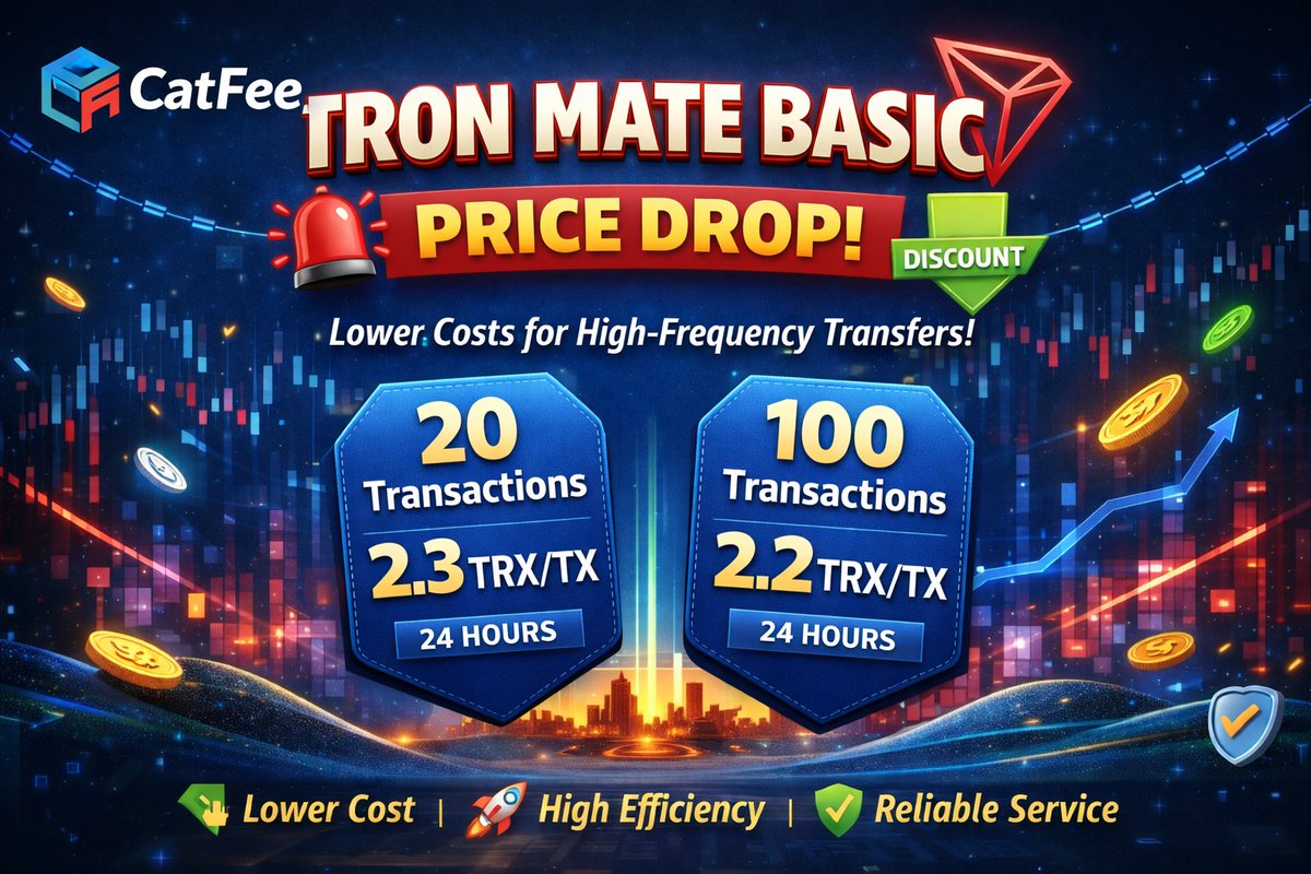 CatFee.IO | TRON Service Provider tweet media