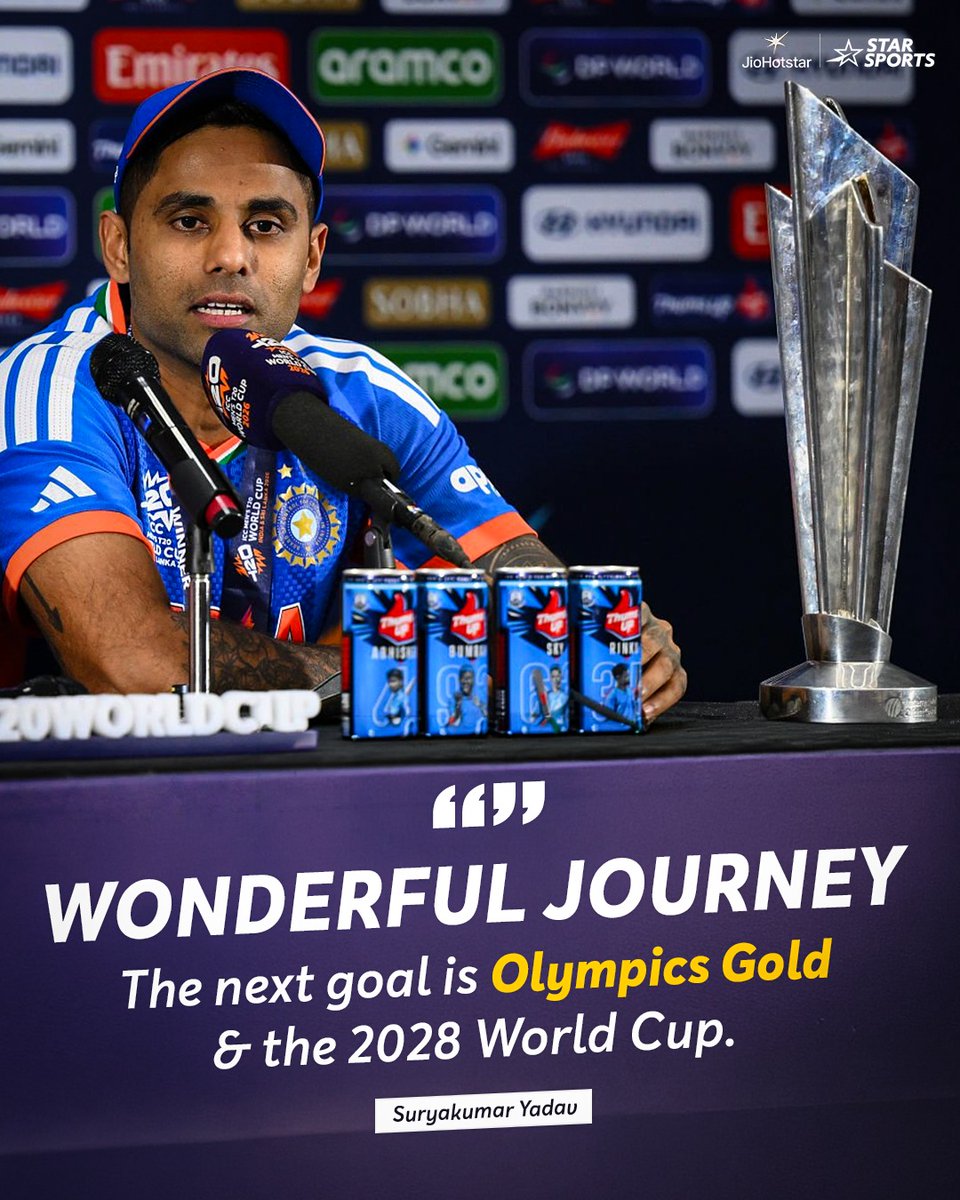StarSportsTel's tweet image. ప్రయాణం అద్భుతం… గమ్యం ఇంకా ముందుంది! 💪
ఇది మొదలు మాత్రమే… ఇంకా చరిత్ర రాయాలి 🏆

#T20WorldCup | #INDvNZ | #TeamIndia