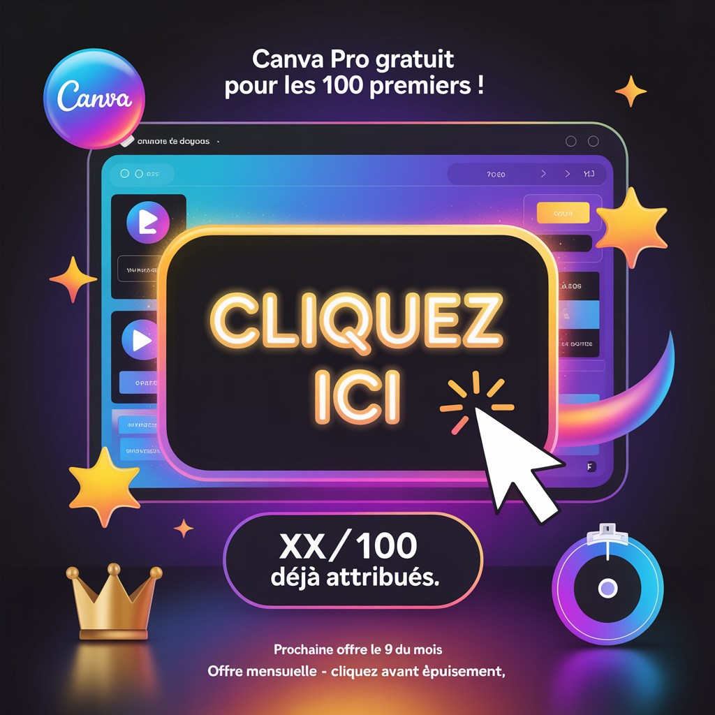 BlogLesMordusFr's tweet photo. Les Mordus offrent un accès Canva Pro GRATUIT aux 100 premiers visiteurs de notre blog CHAQUE 9 DU MOIS !
𝑭𝑶𝑵𝑪𝑬𝒁 𝑺𝑼𝑹 𝑳𝑬 𝑩𝑳𝑶𝑮 : https://t.co/Xq5sImefxn
Les Mordus, on prend soin de vous !
#LesMordus #CanvaProGratuit #CadeauCommunauté #DesignGraphique https://t.co/dzElVvk6Xt