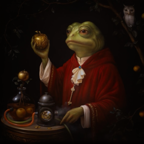 Since OIL is the only thing sending right now… 

I just stumbled across this insane Pepe oil painting.

The artist spent 70 hours over two months painting it, turning the legendary internet frog into a renaissance-level masterpiece. The detail, lighting, and textures are unreal.
