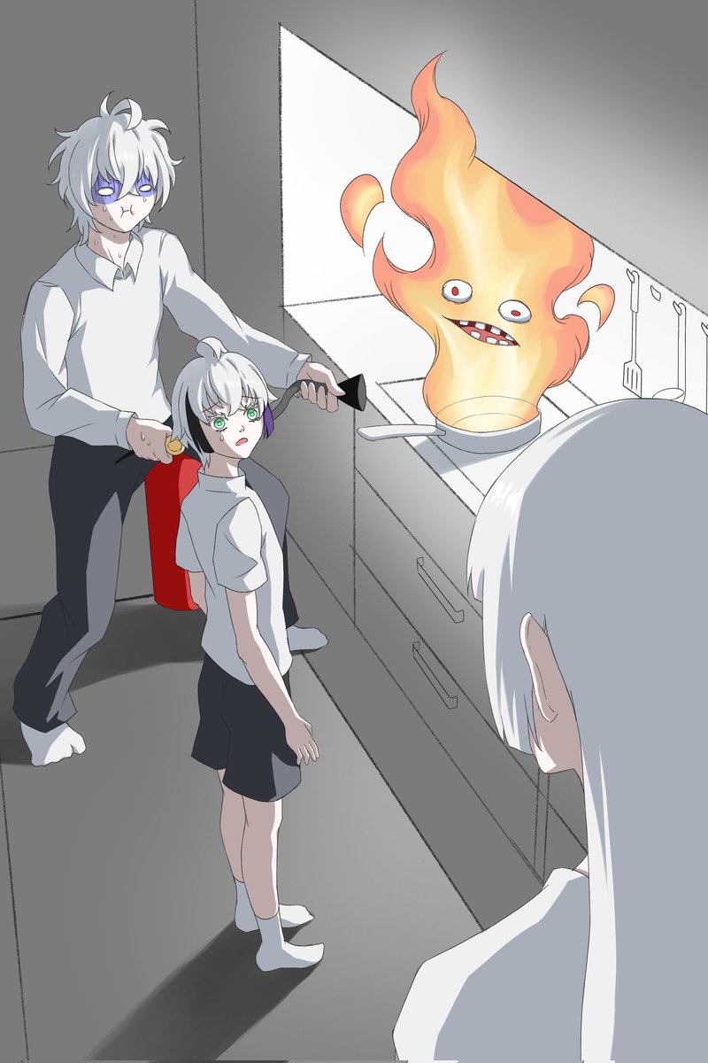 Never let him cook again 

#双星ファンアート
#双星の陰陽師