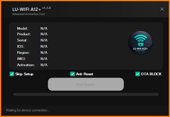 CrazyPerso79308's tweet image. LU-WiFi A12+ Activation Unlock Tool

Tool Link: go.cyberslinks.com/r.php?id=caHzTp

LU-WiFi A12+ is a tool for fixing iPhone/iPad activation &amp;amp; signal issues. Like a mechanic's wrench for your device! 🛠️

#iPhoneFix #AppleRepair #TechTool #iPadRepair #SignalFix