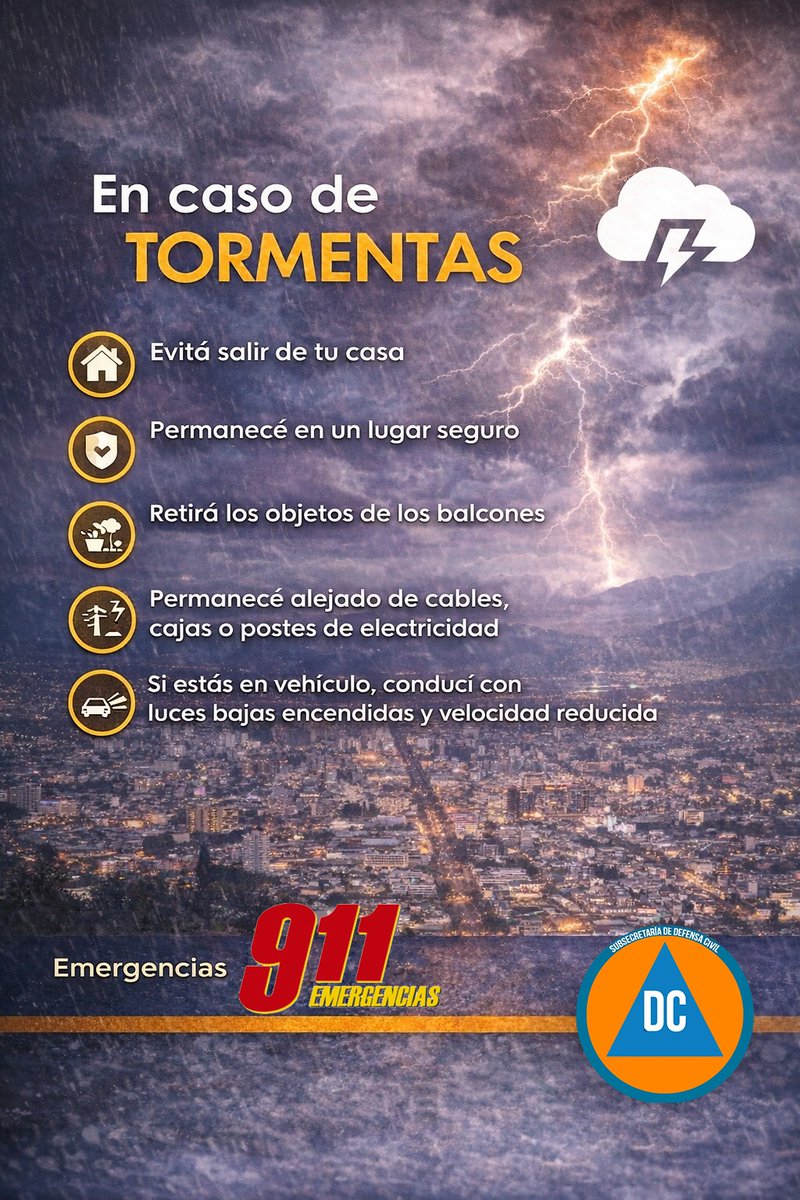 Subsecretaria de Defensa Civil Salta tweet media