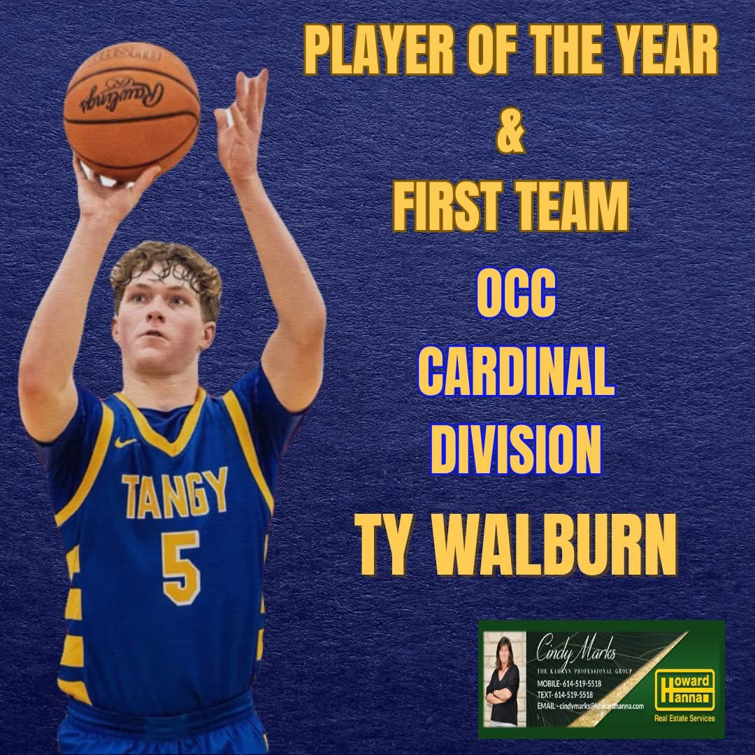 BravesOhs's tweet photo. Braves Junior Ty Walburn has been named Player of the Year and First Team All-League OCC Cardinal Division! Congratulations! @OHSathletics @CoachFeasel #GoBraves https://t.co/vJfoCrjD3t