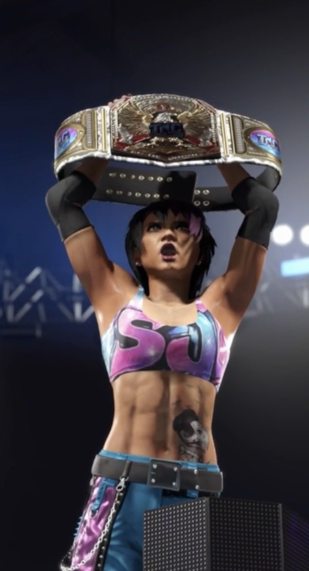 CONGRATULATIONS SJ RAE ON BECOMING THE NEW TNC WOMENS CHAMPION! #AndNew