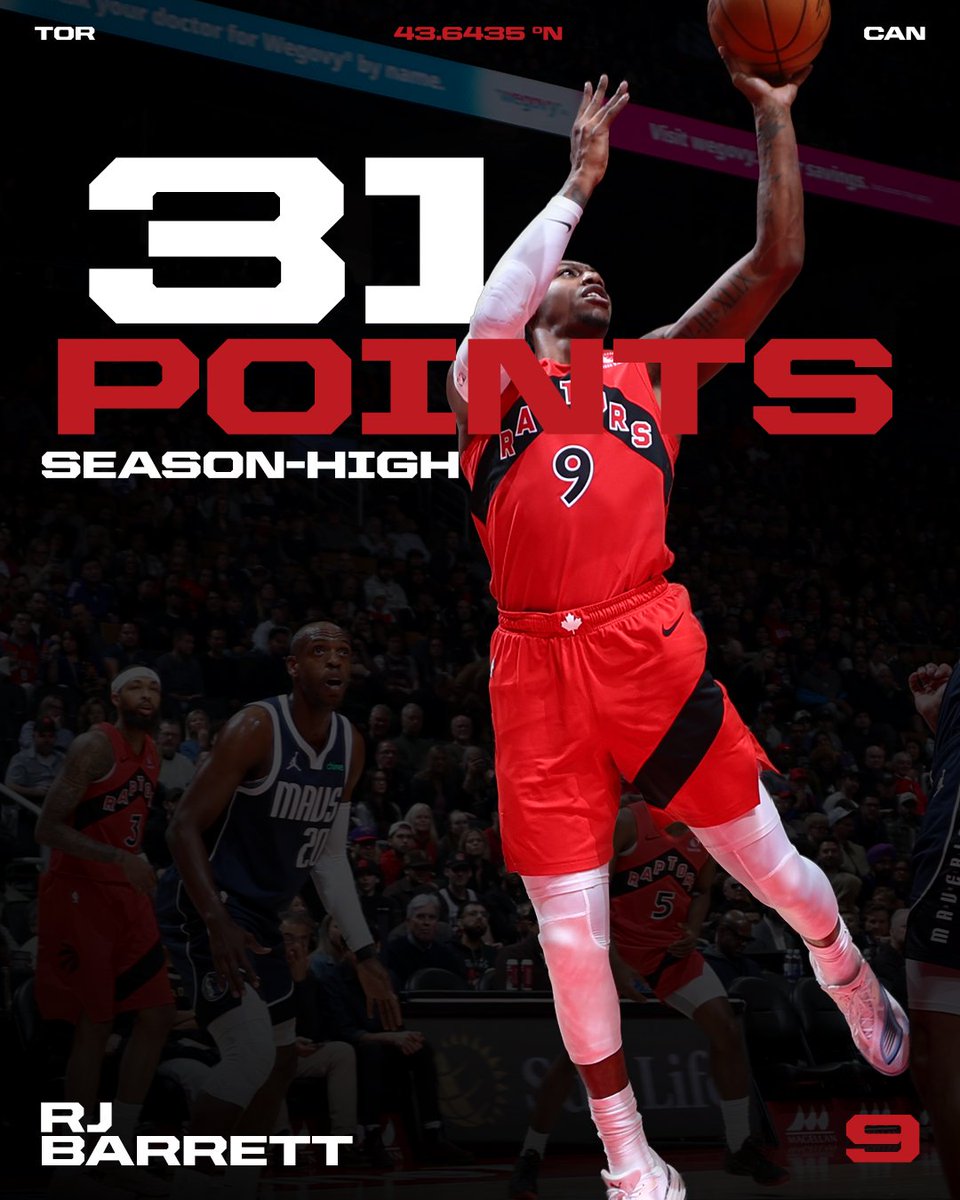 RJ COOKING ALL NIGHT — 31 POINTS 🍁