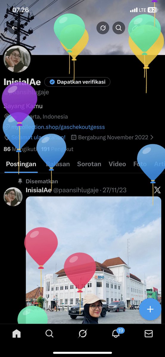 Ehhh ada balonnya ☺️
Semakin menua, semoga semakin bermakna ya wahai diri 🥰🥰🥰
