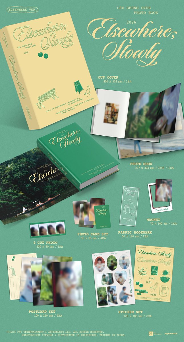 daesangdistrict's tweet photo. [PHGO] #PHGO | #DaesangDistrictGO 

✨#LEESEUNGHYUB (#NFlying) - 3rd PHOTO BOOK [Elsewhere, Slowly] (Elsewhere/Slowly ver)

🌷2365+LSF

Cutoff: 4/20
DOP: 4/30

To order: https://t.co/GtKxvzGhar

#Nfia #Seunghyub #ElsewhereSlowly https://t.co/cyERNbKfSr