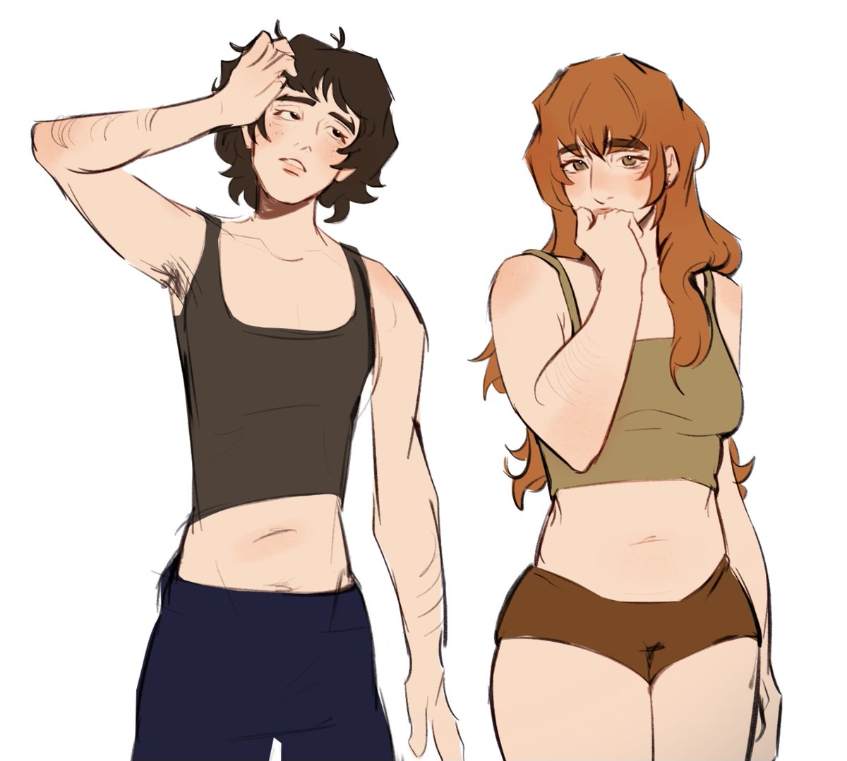 willow and michelle doodle #lesbyler