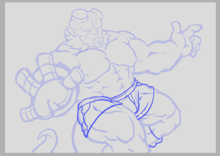 Sketch🥰
I've finished nearly 50% of my work, so now I can get back to drawing muscles again.