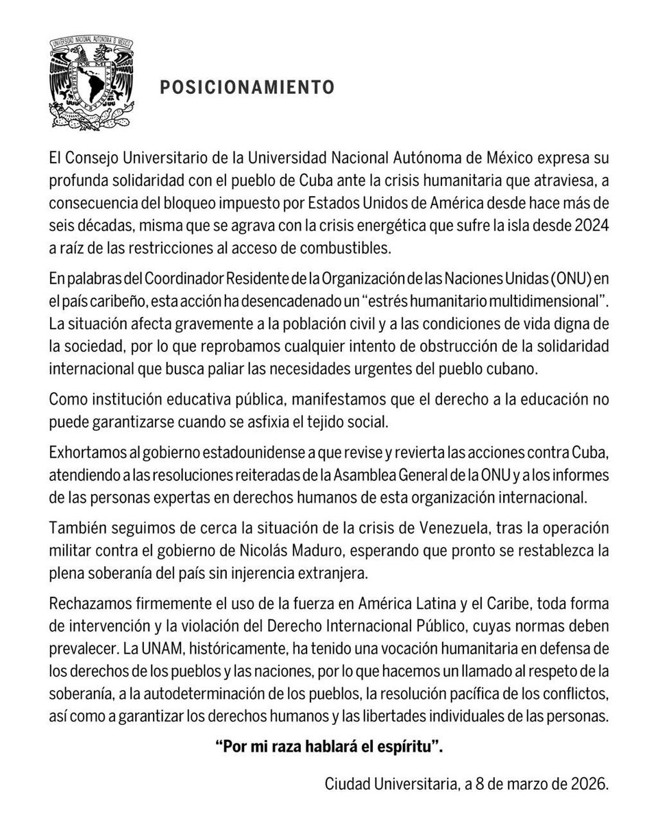 UNAM tweet media