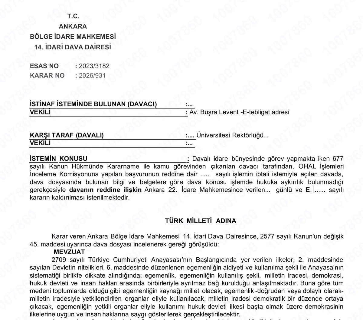 Av. Mahmut LEVENT tweet media