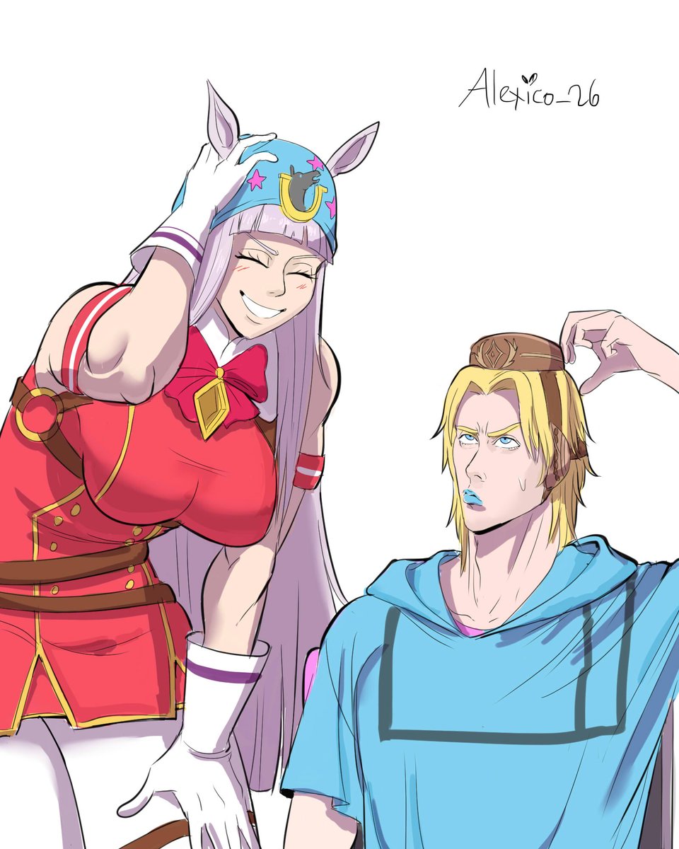 "Intercambio", esto lo iba a subir en el cumpleaños de Goldship, pero no estuve en casa para hacerlo, así que, ya ni modo.
#goldship #johnnyjoestar #umamusume #steelballrun