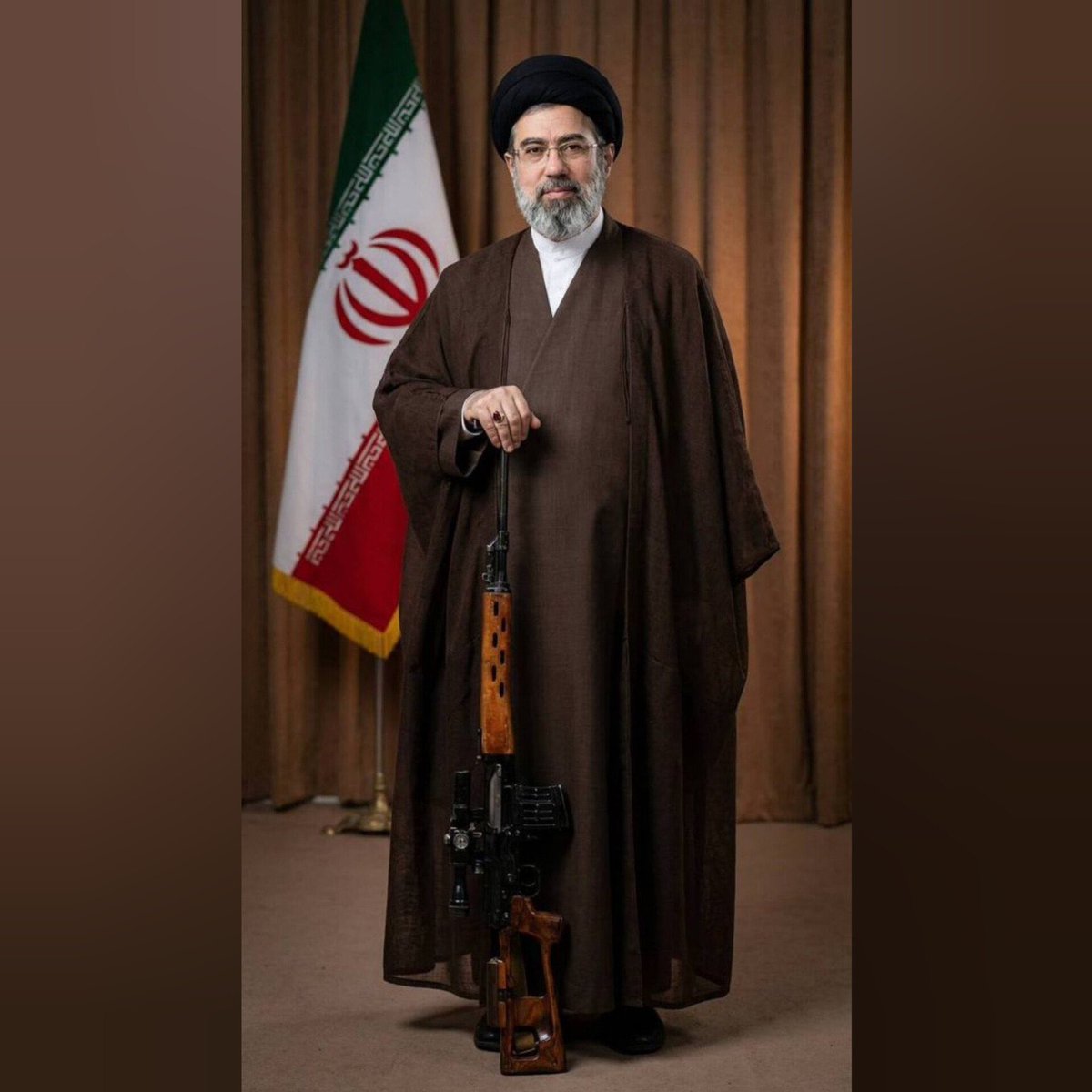 DailyIranNews's tweet photo. Breaking — New image of Iran's new religious Supreme Leader Mojtaba Khamenei. https://t.co/pLR5oPrTmx