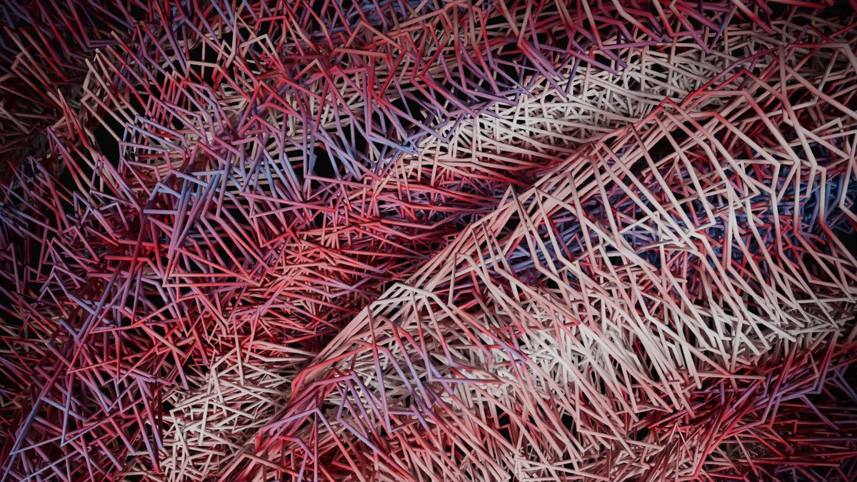 Sciencegirllife's tweet photo. New Strings!
This is Mesh to Curve, noise- based in blender 4.1. 
#blenderart #blender3d https://t.co/YY76NAhzcx