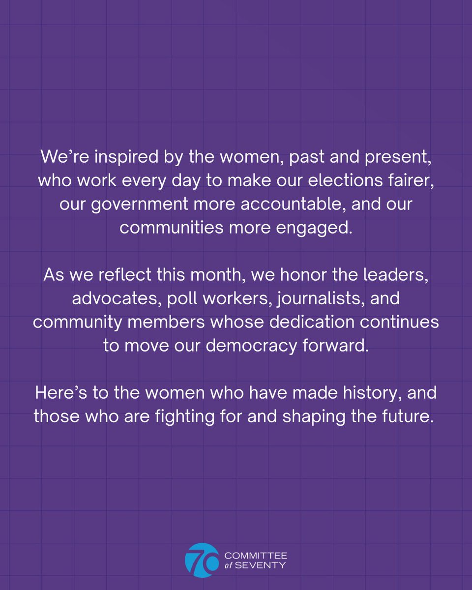 Committee of Seventy tweet media