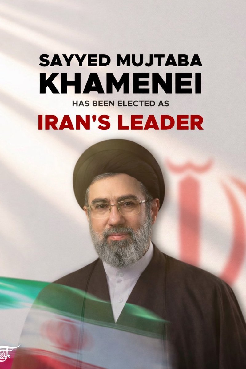 IraninIndonesia's tweet photo. Majelis Khubregan (Assembly of Experts) Republik Islam Iran telah memilih Sayyed Mojtaba Khamenei sebagai Pemimpin Tertinggi Iran yang baru, menggantikan ayahandanya yang gugur syahid, Sayyed Ali Khamenei. https://t.co/kR2UdVhKpN