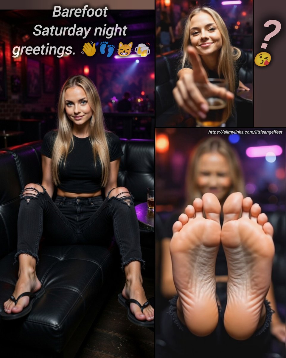 Barefoot Saturday night greetings. 👋👣😸🍻....
instagram.com/reel/DVo9c9nCc…