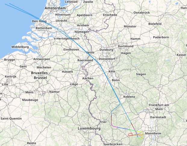 SirListenalot's tweet image. I had a great day! Brunch and afternoon coffee in the sun. No time to listen to ATC. Did I miss anything? YES! The three #B1 #Bone's that arrived at Ramstein. 😄