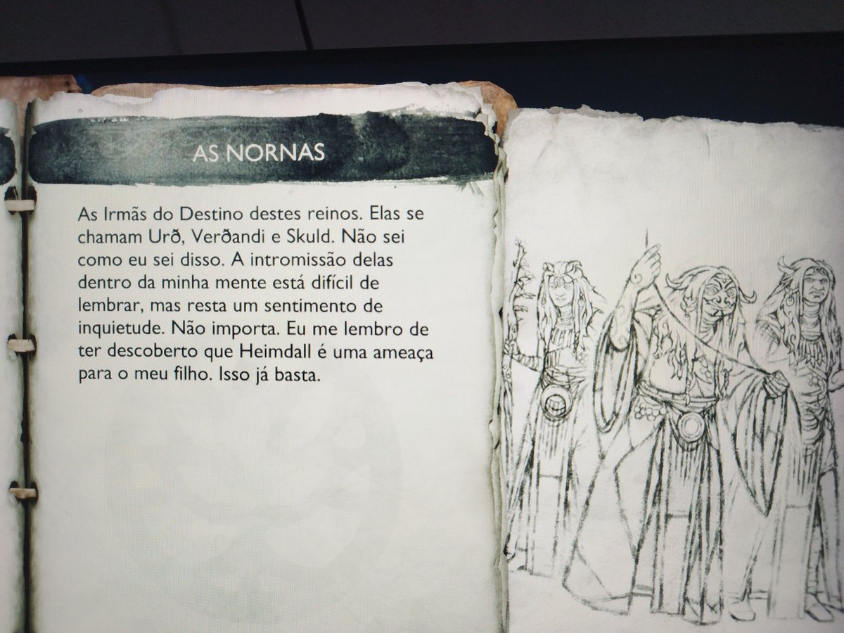 fehnano's tweet photo. E lá vai eu aparecer novamente no xuitter só pra comentar algo que gostei demais

God of War Ragnarok
Cena das Normas
Pra mim isso aqui foi cinema puro, é o tipo de diálogo que eu imagino que seres que sabem do passado, presente e futuro teriam
10/10 https://t.co/SAS1l4Ejb3