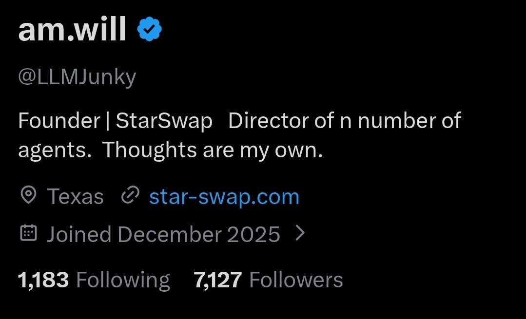 7K followers is not something I'd have imagined. Just wanted to say thank you all.

I've genuinely enjoyed engaging with all of you.  Feels like we're all on this journey together. 

I hope I've helped you in some way,  because you've sure as hell helped me.  Thank you, legends.