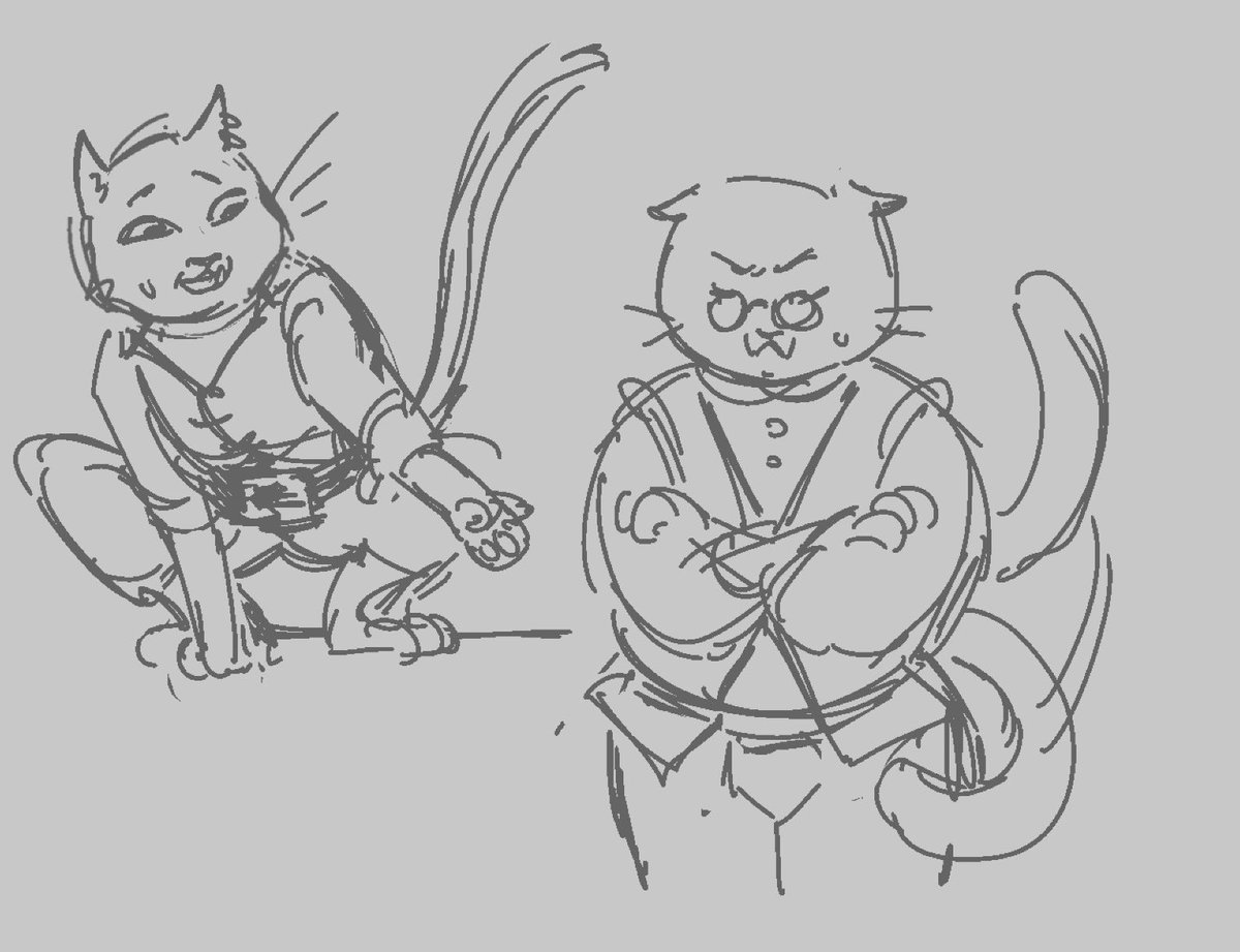 Mite Greymalkin, sister of Gibcat #oc