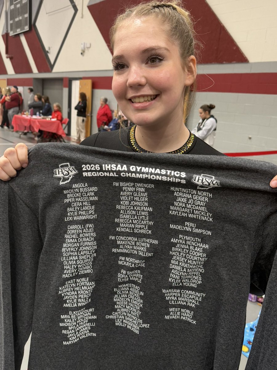 PeruGymnasts's tweet photo. Madelynn competed very well, at regionals, but didn’t advance to state. 

We are sooo proud of the hard work &amp; efforts she made to get her this far!! Can’t wait to see her growth over the next few years!!

Thank you all for your support!!

Until next time….🐯🤸🏽‍♀️

#Gymnastics https://t.co/RaPalMycng
