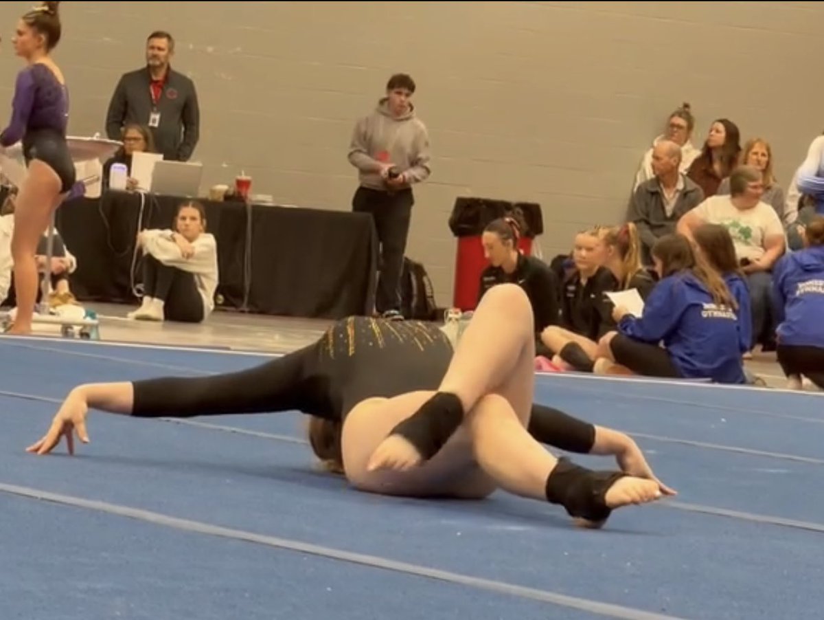 PeruGymnasts's tweet photo. Madelynn competed very well, at regionals, but didn’t advance to state. 

We are sooo proud of the hard work &amp; efforts she made to get her this far!! Can’t wait to see her growth over the next few years!!

Thank you all for your support!!

Until next time….🐯🤸🏽‍♀️

#Gymnastics https://t.co/RaPalMycng