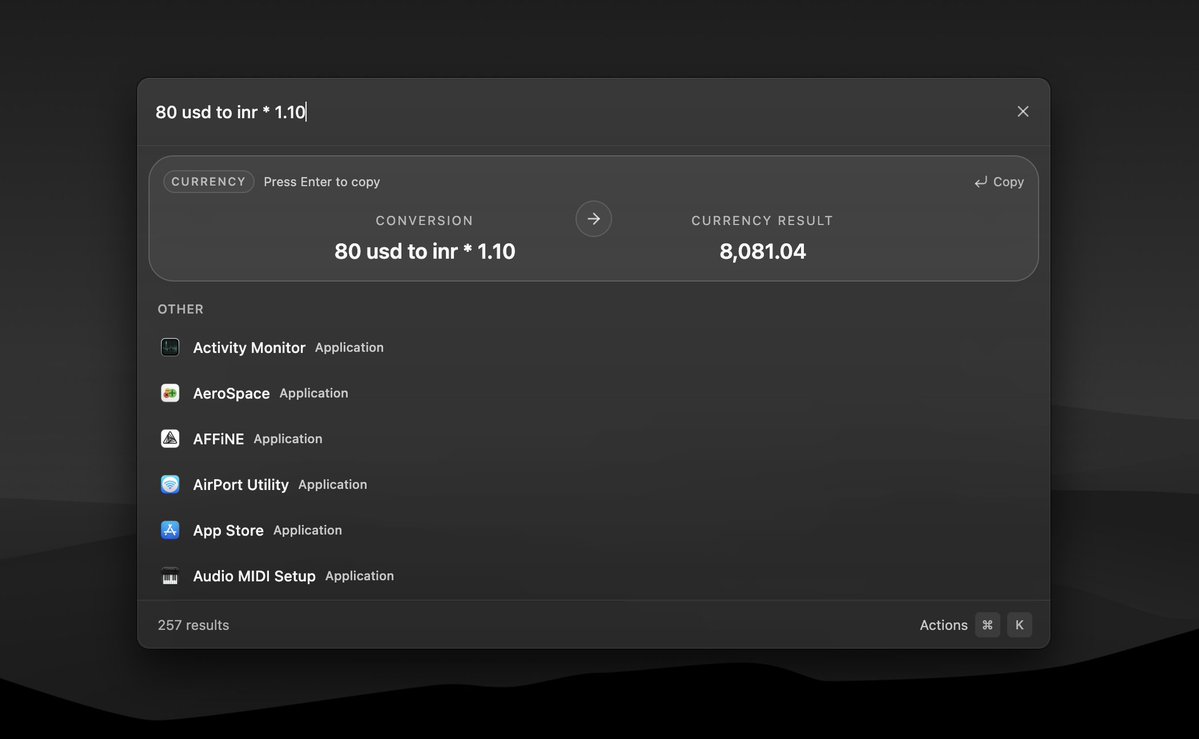 Shobhit - Building SuperCmd tweet media
