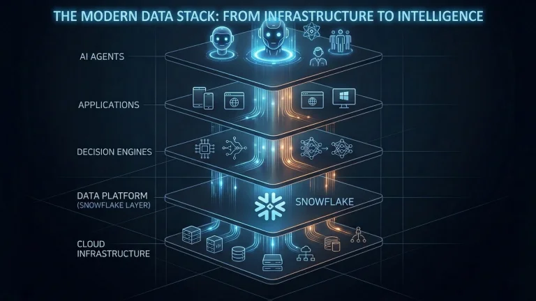 As enterprises move from infrastructure toward intelligence-driven operations, $SNOW sits at the data platform layer that enables applications and AI systems to operate on unified data while relying on underlying cloud infrastructure providers.