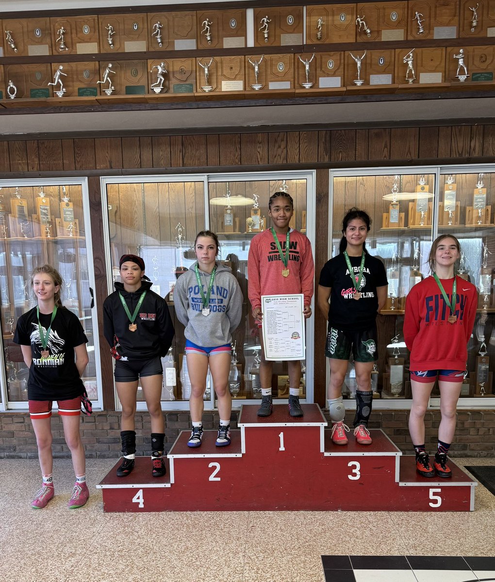 AuroraWrestling's tweet photo. STATE BOUND! Congratulations to our State Qualifiers! 

100| Giulia Zayas 
175| Drake Brasiel 

Good luck in Columbus! https://t.co/Qa8h7C4Mxu