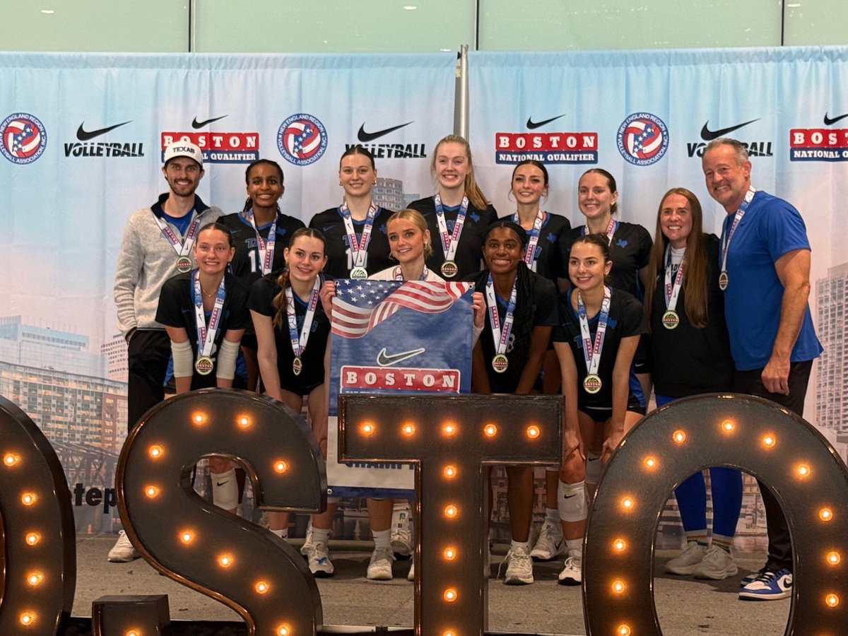 TAVVolleyball's tweet photo. Your 2026 NIKE Boston Qualifier 18 Open Champions: #TAV18BlackJason ! ๐ฅ #GoTAV #DoubleQualified https://t.co/8YdXGsr8Ss