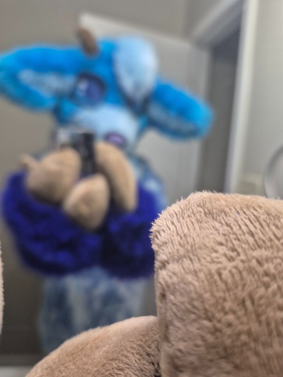 Uhhh guys I just woke up all blue and fluffy is this normal