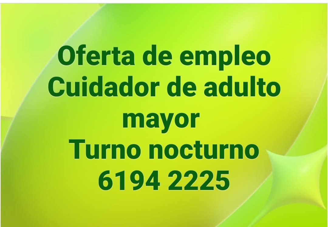 rapidacontratac's tweet photo. Requerimos personal masculino con experiencia atendiendo adulto mayor.
Mayor informacion 🤳6194 2225👈
#atencionadultomayor #ofertadeempleo #vacante #trabajo https://t.co/WepCH6W1Rs