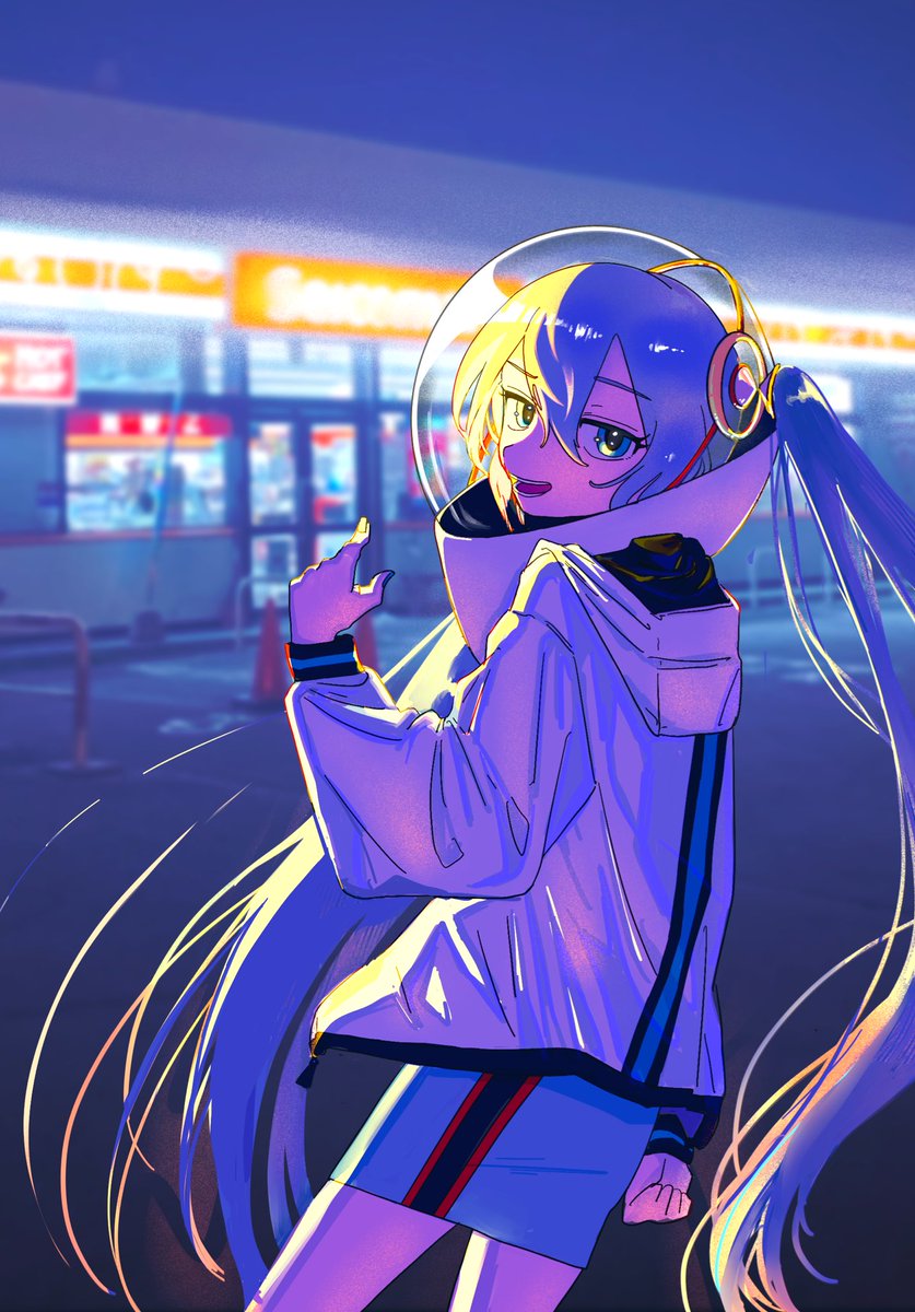 深夜旅行、宇宙コンビニ
#ミクの日2026 #ミクの日
#初音ミク