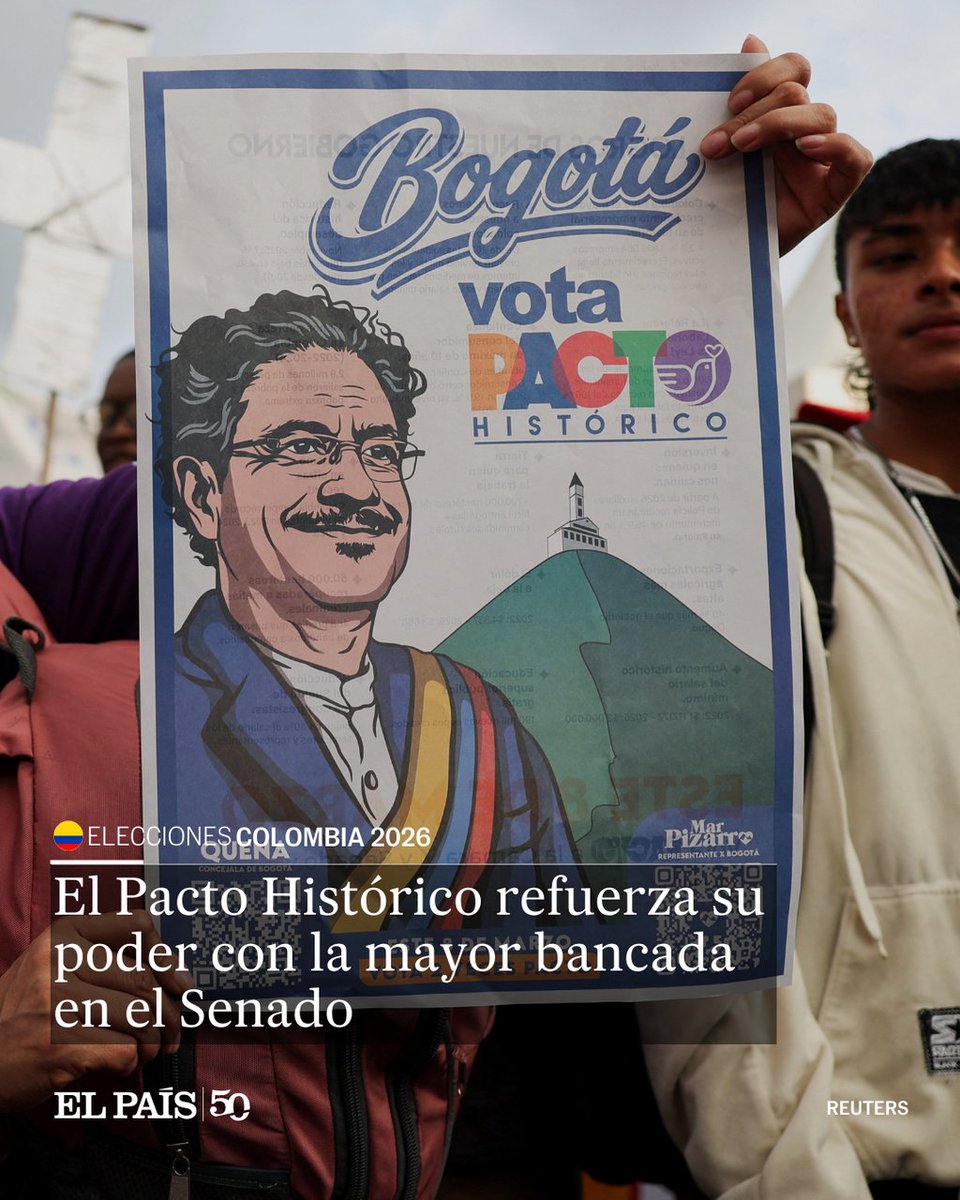 🔴EN VIVO | El Pacto Histórico supera los 2.500.000 de votos y gana las elecciones al Senado, con el 63% de las mesas escrutadas. El partido de Petro se mantiene por una holgada ventaja sobre el Centro Democrático, el partido liderado por Álvaro Uribe dozz.es/p2wk_z