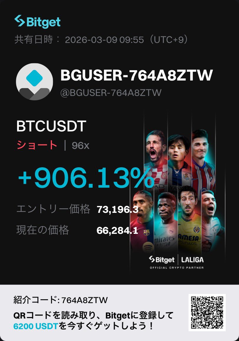 IMASYUKU's tweet photo. ビットコインちゃんと握ってるんやで
株安株安
#ビットコイン https://t.co/OQwwuz4Xbs